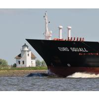 8107 Bug des Containerschiffs EURO SQUALL Leuchtfeuer Julesand | 